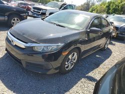 Honda salvage cars for sale: 2016 Honda Civic LX