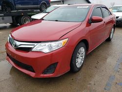 Salvage cars for sale from Copart Pekin, IL: 2012 Toyota Camry Base