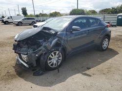 Toyota C-HR salvage cars for sale: 2021 Toyota C-HR XLE