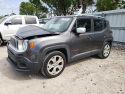 Jeep salvage cars for sale: 2016 Jeep Renegade Limited