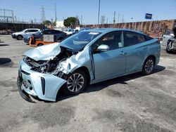 Salvage cars for sale from Copart Wilmington, CA: 2020 Toyota Prius L