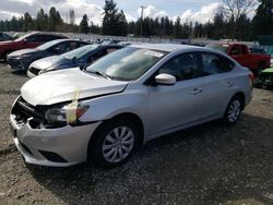 Nissan Sentra S salvage cars for sale: 2017 Nissan Sentra S