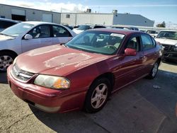 Chevrolet Impala LS salvage cars for sale: 2005 Chevrolet Impala LS