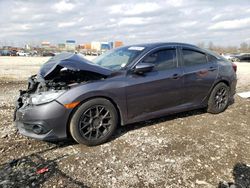 Honda salvage cars for sale: 2016 Honda Civic EX