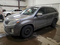 Salvage cars for sale from Copart Nisku, AB: 2015 KIA Sorento SX