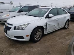 Salvage cars for sale at Dyer, IN auction: 2011 Chevrolet Cruze ECO