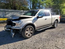 Ford salvage cars for sale: 2018 Ford F150 Super Cab