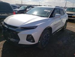 Salvage cars for sale from Copart Elgin, IL: 2021 Chevrolet Blazer RS