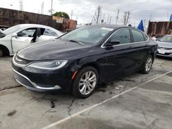 Salvage cars for sale from Copart Wilmington, CA: 2016 Chrysler 200 Limited
