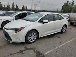 Salvage cars for sale at Rancho Cucamonga, CA auction: 2021 Toyota Corolla LE
