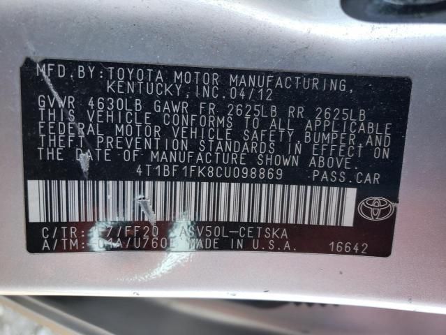 2012 Toyota Camry Base