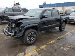 Salvage cars for sale at Woodhaven, MI auction: 2021 Toyota Tacoma Double Cab