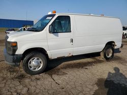 Salvage cars for sale from Copart Woodhaven, MI: 2011 Ford Econoline E350 Super Duty Van