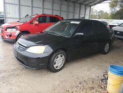 Salvage cars for sale from Copart Midway, FL: 2002 Honda Civic LX