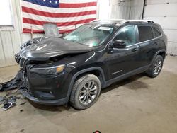 Salvage cars for sale from Copart Lyman, ME: 2021 Jeep Cherokee Latitude Plus