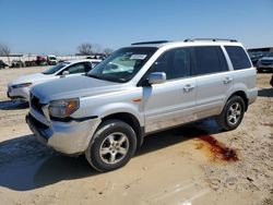 Salvage cars for sale at Haslet, TX auction: 2008 Honda Pilot EXL