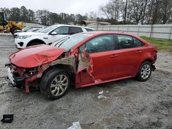 Toyota Corolla LE salvage cars for sale: 2020 Toyota Corolla LE