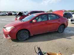 Salvage cars for sale from Copart San Antonio, TX: 2016 Toyota Corolla L