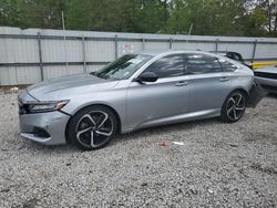 Salvage cars for sale at Greenwell Springs, LA auction: 2021 Honda Accord Sport SE