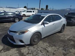 Toyota salvage cars for sale: 2015 Toyota Corolla L