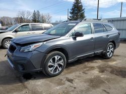 Salvage cars for sale from Copart Ham Lake, MN: 2021 Subaru Outback Limited