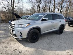 Salvage cars for sale at Cicero, IN auction: 2019 Toyota Highlander SE