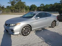 Salvage cars for sale from Copart Fort Pierce, FL: 2013 Honda Accord EXL