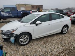 Salvage cars for sale from Copart Kansas City, KS: 2018 Chevrolet Cruze LT