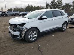 Ford Edge SEL Vehiculos salvage en venta: 2018 Ford Edge SEL