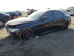 Salvage cars for sale at San Diego, CA auction: 2018 Alfa Romeo Giulia TI