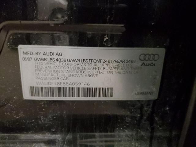 2008 Audi A4 2.0T Quattro