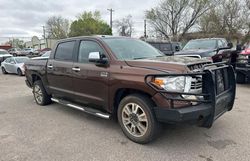 Toyota Vehiculos salvage en venta: 2014 Toyota Tundra Crewmax Platinum