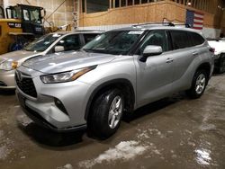 Salvage cars for sale from Copart Anchorage, AK: 2020 Toyota Highlander Hybrid LE