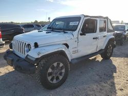 Jeep Wrangler salvage cars for sale: 2019 Jeep Wrangler Unlimited Sahara