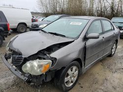 Salvage cars for sale from Copart Arlington, WA: 2007 Toyota Corolla CE