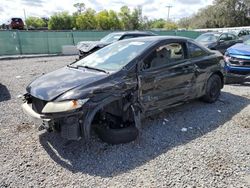 Salvage cars for sale from Copart Riverview, FL: 2010 Honda Civic LX
