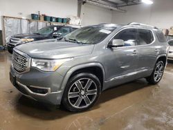 Salvage cars for sale from Copart Elgin, IL: 2018 GMC Acadia Denali