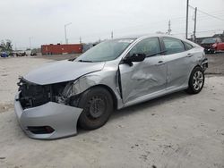 Salvage cars for sale from Copart Homestead, FL: 2018 Honda Civic LX