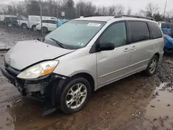 Salvage cars for sale at Chalfont, PA auction: 2006 Toyota Sienna LE