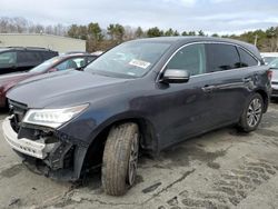 Salvage cars for sale from Copart Exeter, RI: 2014 Acura MDX Technology