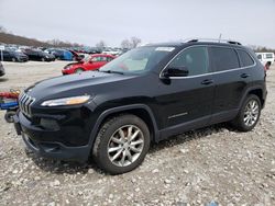 Salvage cars for sale at West Warren, MA auction: 2018 Jeep Cherokee Limited