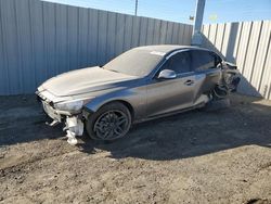 Salvage cars for sale at San Martin, CA auction: 2018 Infiniti Q50 Luxe