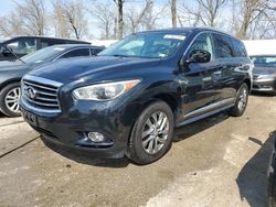 Salvage cars for sale at Bridgeton, MO auction: 2015 Infiniti QX60