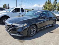 Carros salvage a la venta en subasta: 2022 Honda Accord EXL