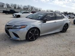 Salvage cars for sale at New Braunfels, TX auction: 2018 Toyota Camry XSE