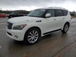 Salvage cars for sale from Copart Lebanon, TN: 2012 Infiniti QX56