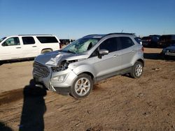 Salvage cars for sale at Amarillo, TX auction: 2020 Ford Ecosport SE