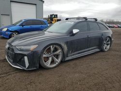 Salvage cars for sale from Copart Bowmanville, ON: 2021 Audi RS6