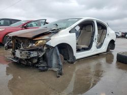 Salvage cars for sale at Grand Prairie, TX auction: 2013 Honda Civic LX