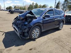 Honda salvage cars for sale: 2015 Honda CR-V EX